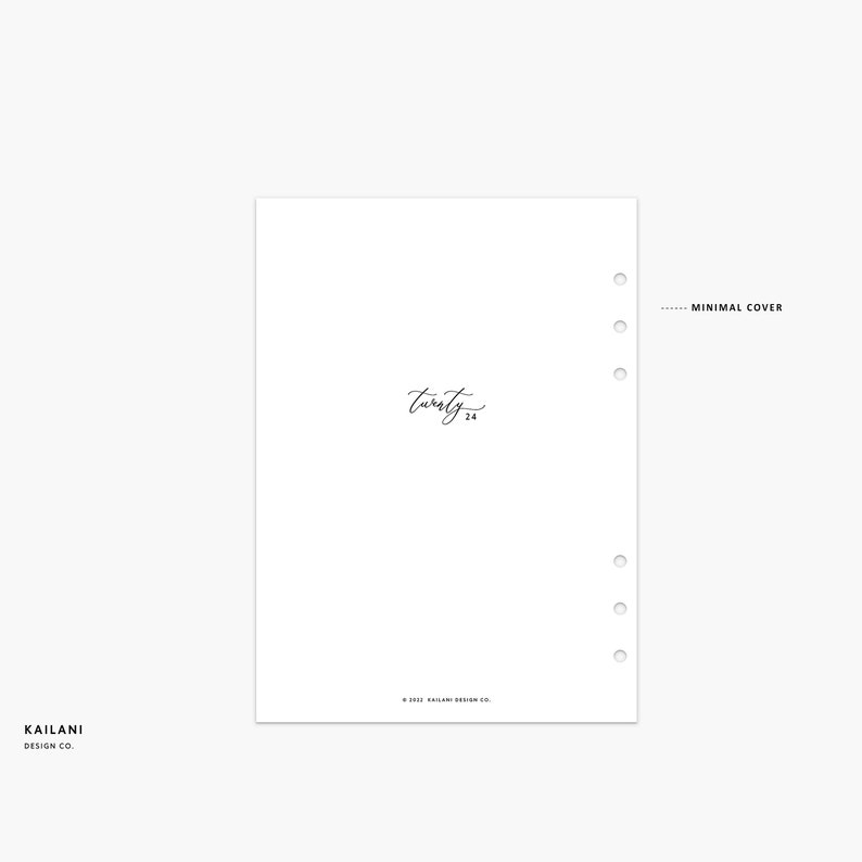 A5 2024 Year at a Glance, 2024 Calendar Printable, Year on 1 Page, A5 ...