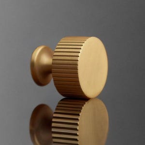 Vintage style gold cabinet knobs, brass drawer knobs, handles pull knurled brass knob pull cabinet handle dresser knobs furniture handles