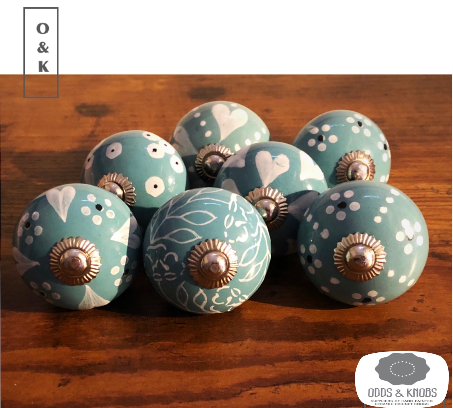 Ornate sage green drawer knob ceramic knob knob Etsy