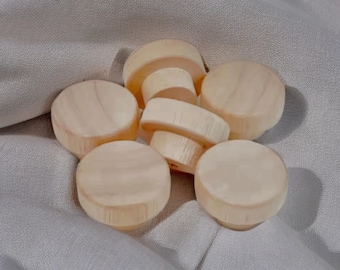 Natural Wood Drawer Knobs,Unfinished Wooden Cabinet Pulls,Minimalist Furniture Hardware, wooden drawer knob wooden knob cabinet knob