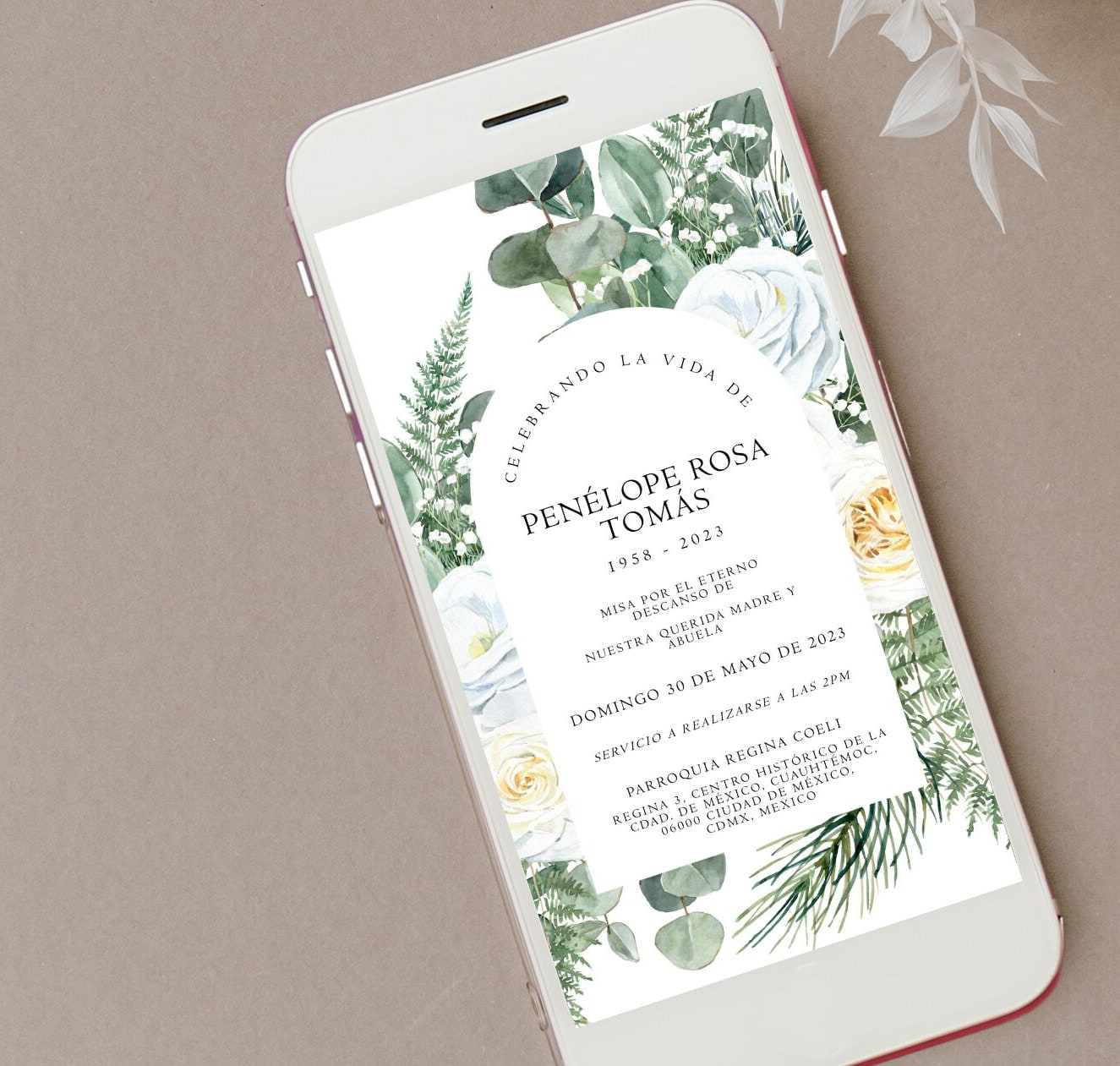 Invitación Rosa - Etsy