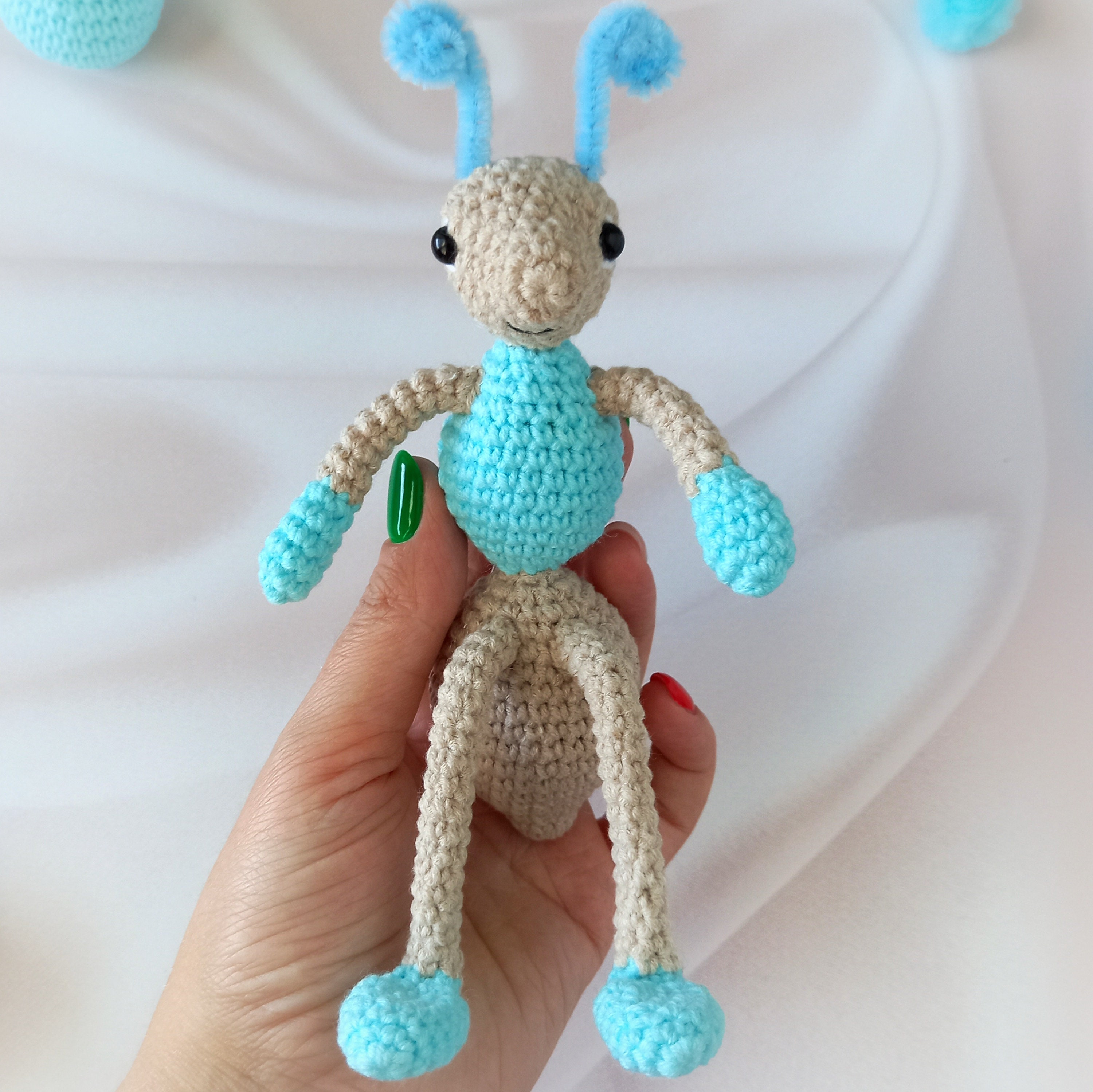 Bumble Nums Ant Crochet Ant Amigurumi Personalized Stuffed Bumble Nums Soft  Toys 