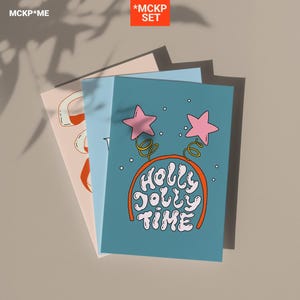 SET - A5/A6/B6/5x7 Grußkarten Mockups