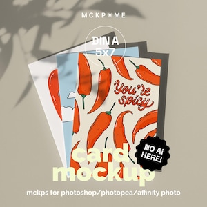 A5/A6/B6/5x7 Stacked greeting cards mockup, postcard pile mockup, three postcards mockup, psd postcard mockup, photopea postcard mockup