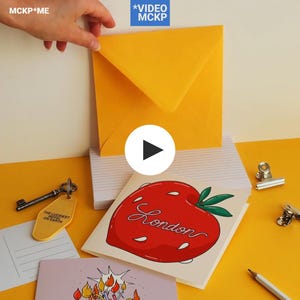 1 x 1 videomodel met twee vierkante kaarten, mockup met bewegende kaarten, mockup met vierkante kaart, mockup voor psd-videokaart, mockupsjabloon voor 9 x 16 kaarten