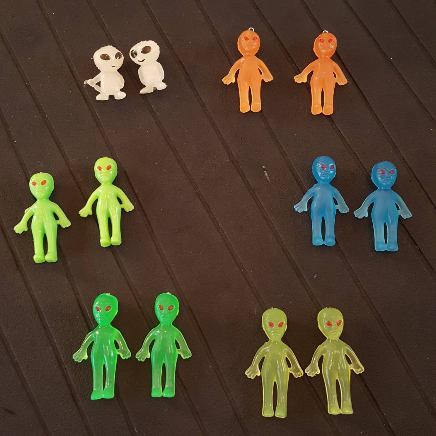 alien earrings!