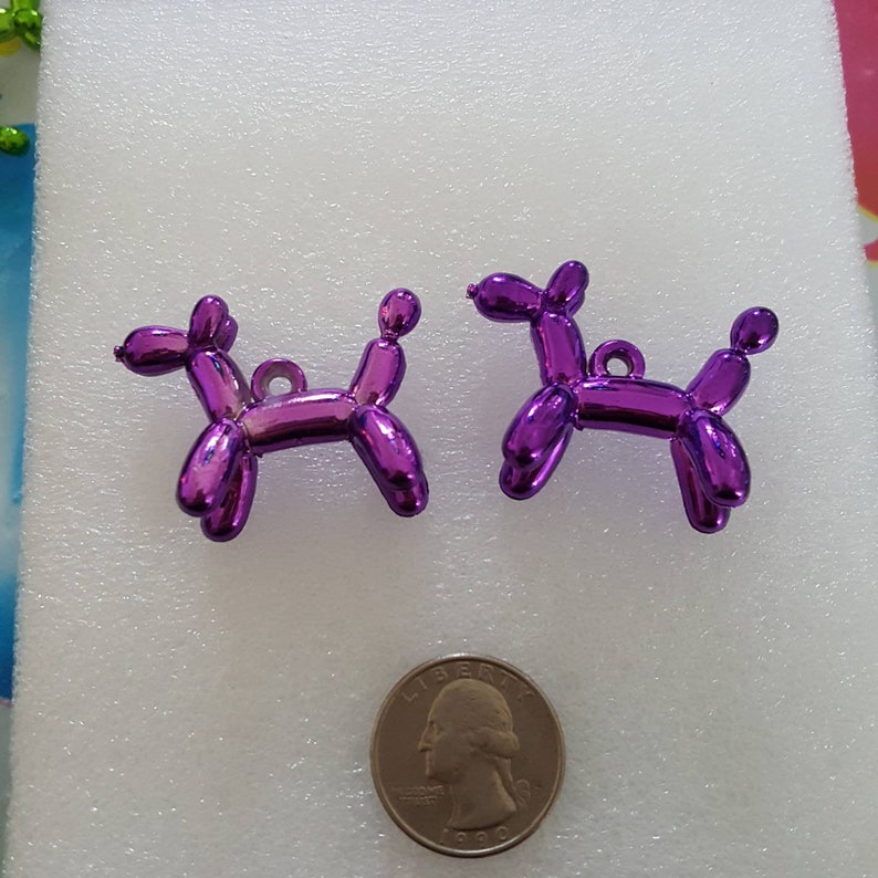 Balloon dog earrings Etsy
