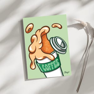 Carte postale « Coffee » 10x15 cm