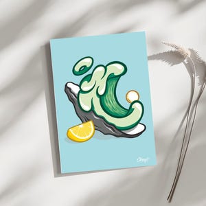 Carte postale "Oyster" 10x15 cm
