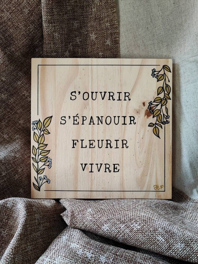 Pancarte Citations Positives, Tableau Citation Positive