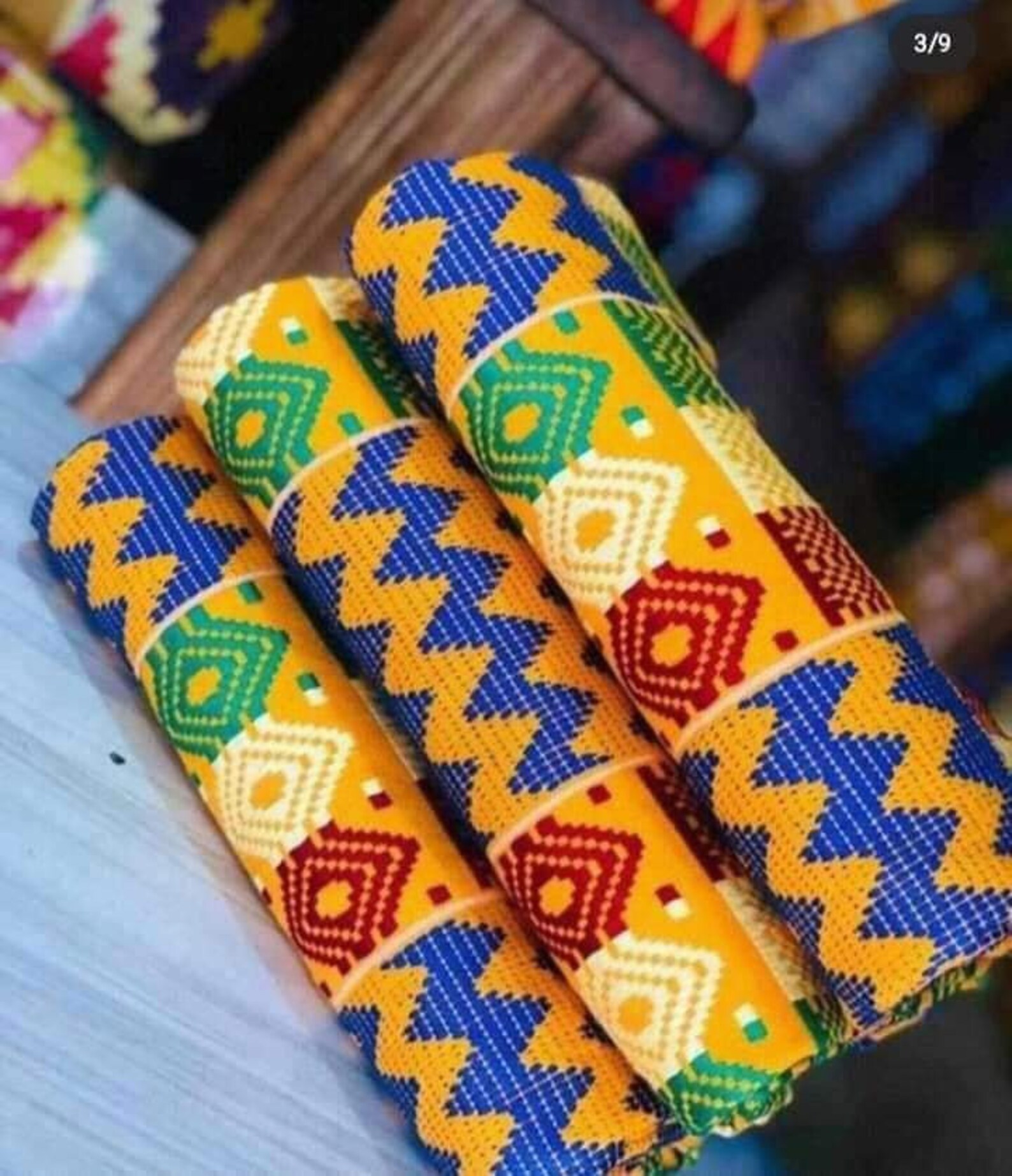 Authentic Ghana Kente Cloth/ Woven Kente Cloth/traditional Etsy