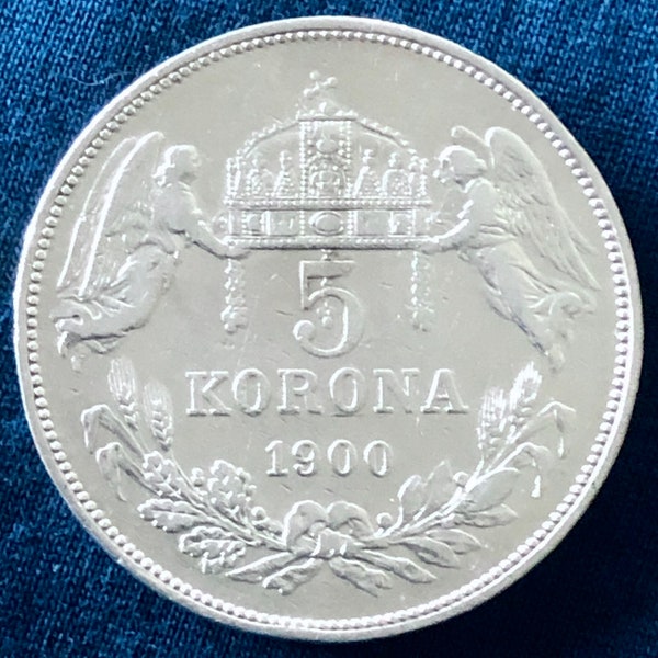 1900 Five Korona - Hungary