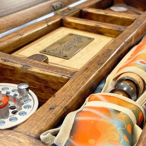 J.A. Henry Two-Hearted Fly Rod (7'6" 2wt.)  Includes: Hand-made Case, Fly Reel & Fly Box.   Fly Fishing, Fly Rod, Fly Reel