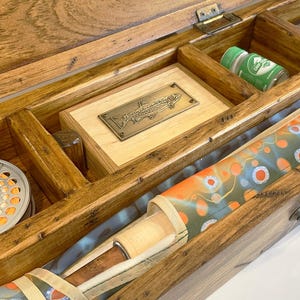 J.A. Henry Two-Hearted Fly Rod (8'6" 4wt.) Includes: Hand-made Case, Fly Reel, Streamer Wallet, Fly Box. Fly Fishing, Fly Rod, Fly Reel