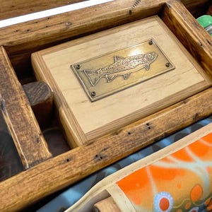 Handmade Two-Hearted Fly Rod Set: 2wt, Reclaimed Barn Wood Case image 8