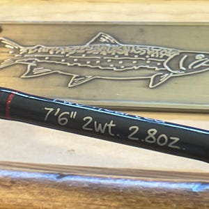 Handmade Two-Hearted Fly Rod Set: 2wt, Reclaimed Barn Wood Case image 7