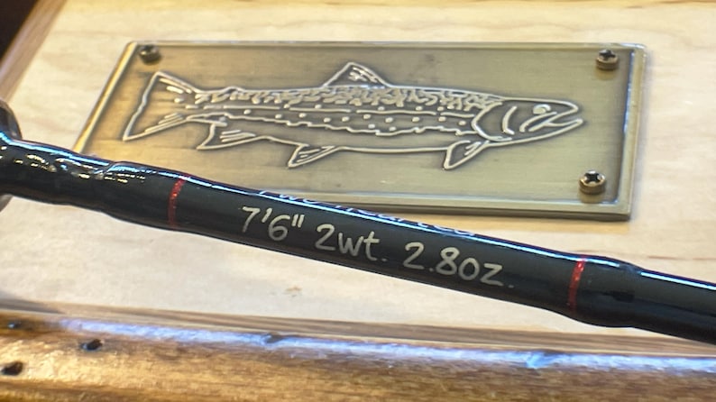 Handmade Two-Hearted Fly Rod Set: 2wt, Reclaimed Barn Wood Case image 7