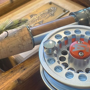 Handmade Two-Hearted Fly Rod Set: 2wt, Reclaimed Barn Wood Case image 2