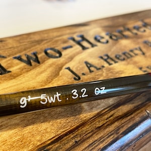4wt. 8'6″ Two-Hearted Fly Rod with Small Case – J.A.Henry Rod