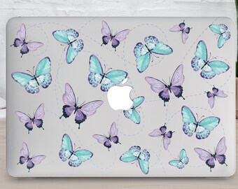 Violet Butterflies Macbook Pro 16 Case Macbook 13 Air Case Cute Art Macbook Pro 13 Case Mac 15 Pro Case Macbook 12 Case Mac 11 Air CW0131