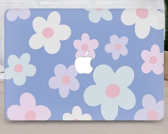 Cute Daisy Macbook Air 13 2022 Case Macbook M1 M2 Case New 2022 Case Spring Flowers Macbook pro 14 Case Macbook pro 16 13 14 15 Case CW0294