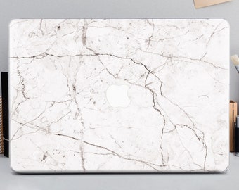 White Marble Mineral Stone Macbook Pro 16 Case A2141 Macbook Air 13 Inch Case 2017 13 Inch Macbook Pro Cover Macbook Pro 15 Inch Case CA2019