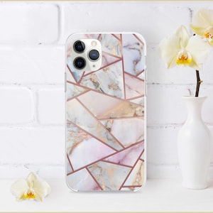 Geometric iPhone 13 Pro Case iPhone 13 Pro Max Case iPhone 13 Mini Slim Case Marbled iPhone 12 Pro Max Case iPhone 12 Mini Phone Case CW0257