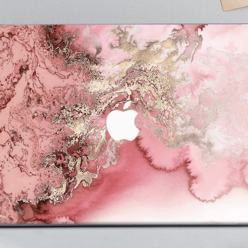 Gold Marble Mac 16 Case Air 13 Macbook Case Pink Macbook 13 Etsy