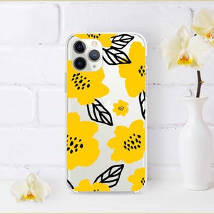 Floral Art iPhone 13 Pro Max Soft Case iPhone 13 Clear Case iPhone 13 Pro TPU Cover iPhone 12 Pro Case iPhone 12 Pro Max Soft Case CW0250