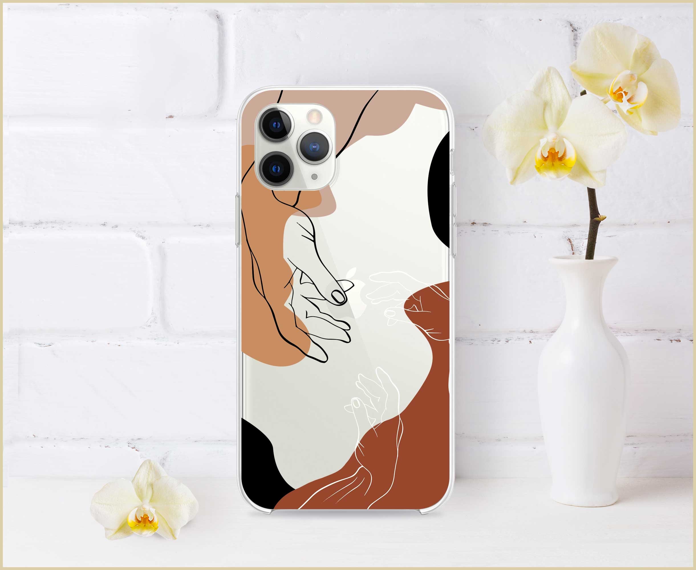 Minimalistic Hands Iphone 13 Pro Cases Thin Iphone 13 Case Etsy