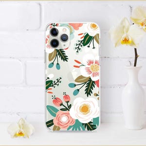 Colorful Flowers iPhone 13 Pro Case iPhone 13 Pro Max Cover iPhone 13 Mini Thin Slim Case iPhone 12 Pro Max Case iPhone 12 Pro Cases CW0258