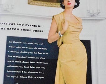 1950s Ceil Chapman dress.