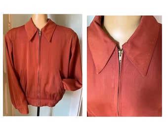 1950s gabardine ricky jacket.