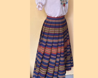 Mexican Aztec peasant wool skirt.