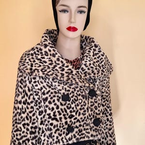 1950s Leopard bolero jacket.