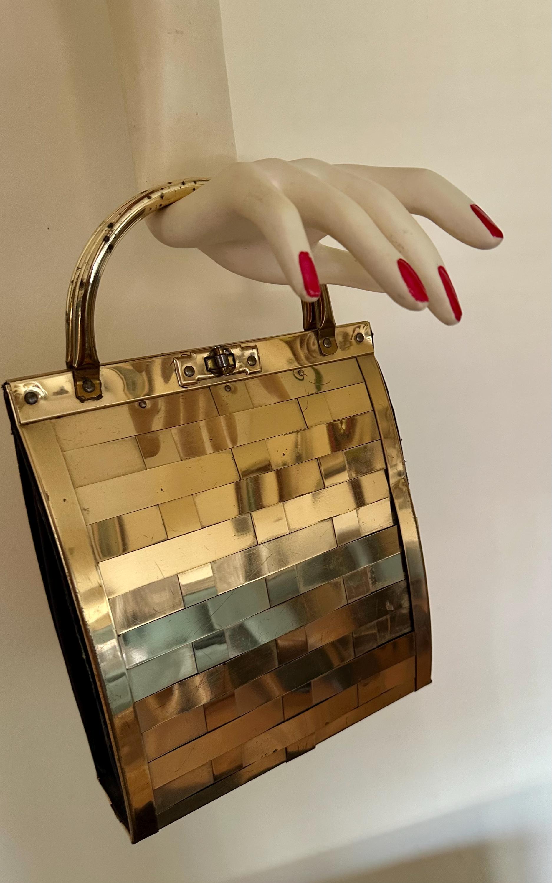 Dorset Fifth Avenue Gold Metal Woven Handbag - Etsy Canada