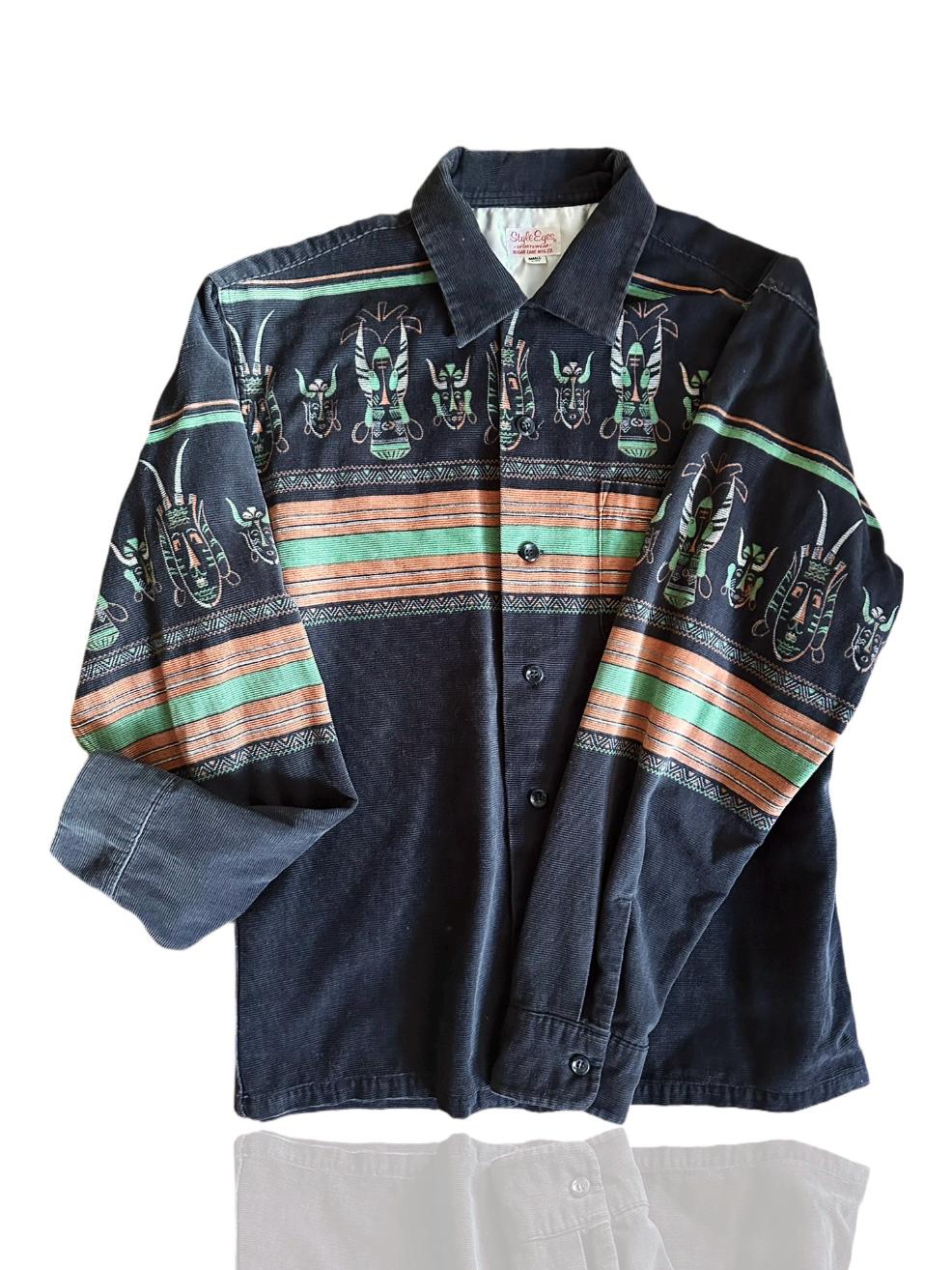 Style Eyes 黒シャツ SUGAR CANE Sサイズ Style Eyes Sportswear by Sugar Cane Mfg.co Shirt - Etsy