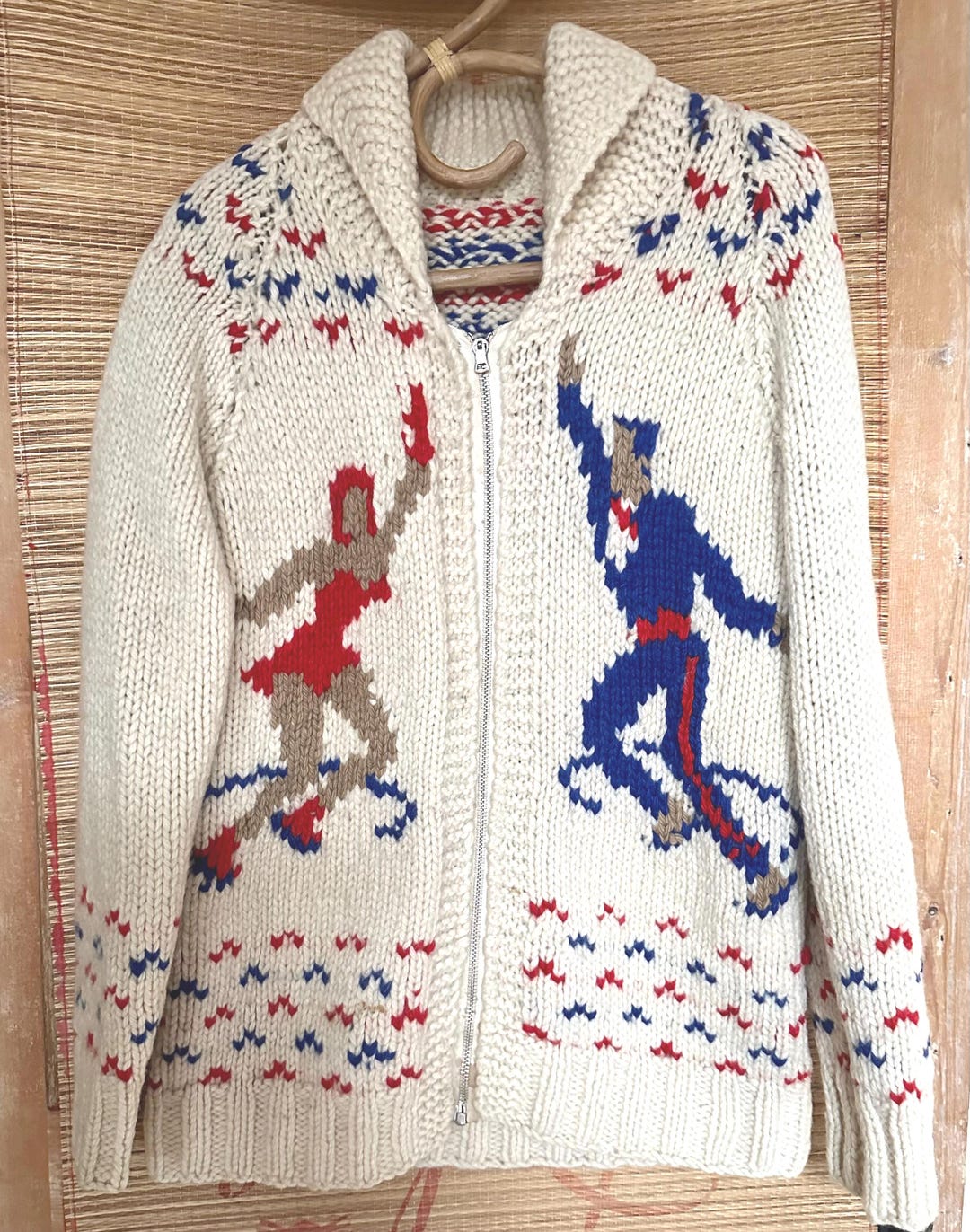 Cowichan 1950s Mary Maxim Classic Cardigan. - Etsy