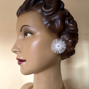 1950s clip -on earrings