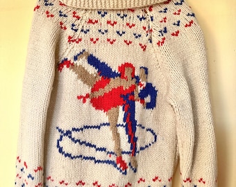 Cowichan 1950s Mary Maxim classic cardigan.