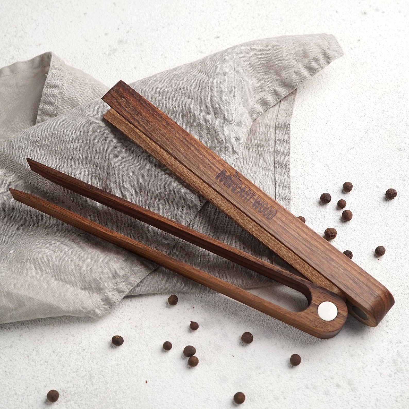 Handmade Wooden Kitchen Toaster Tongs with 8.7 Etsy