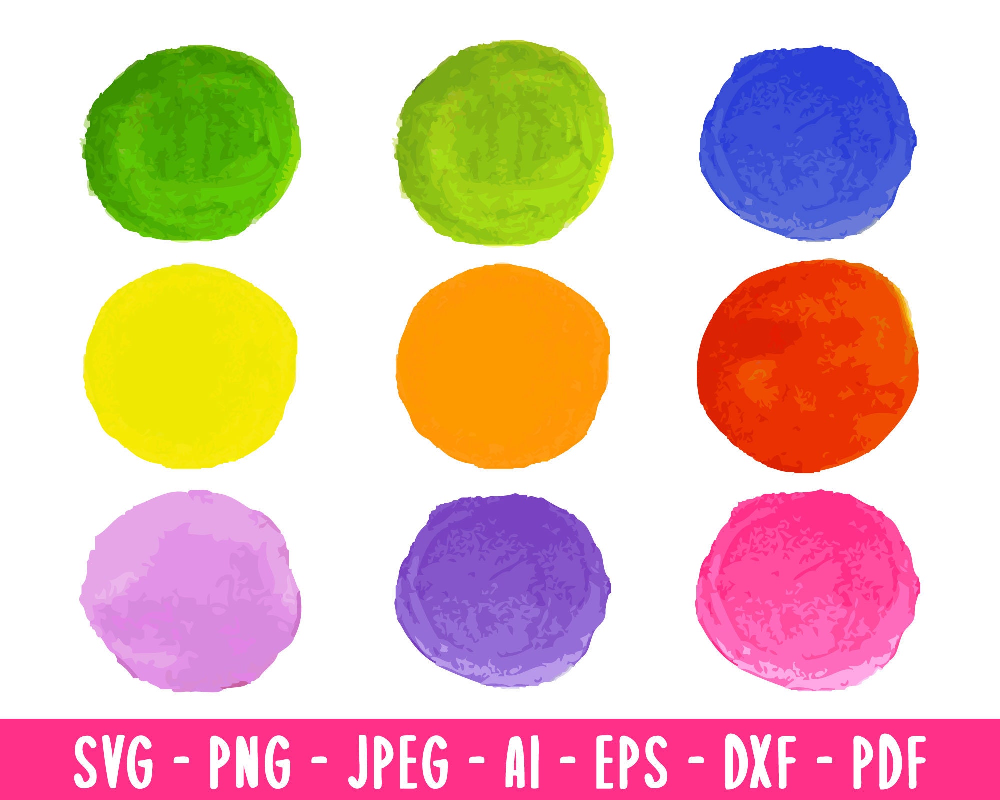 Download Paint Brush Strokes Svg Keychain Pattern SVG Bundle Round ...