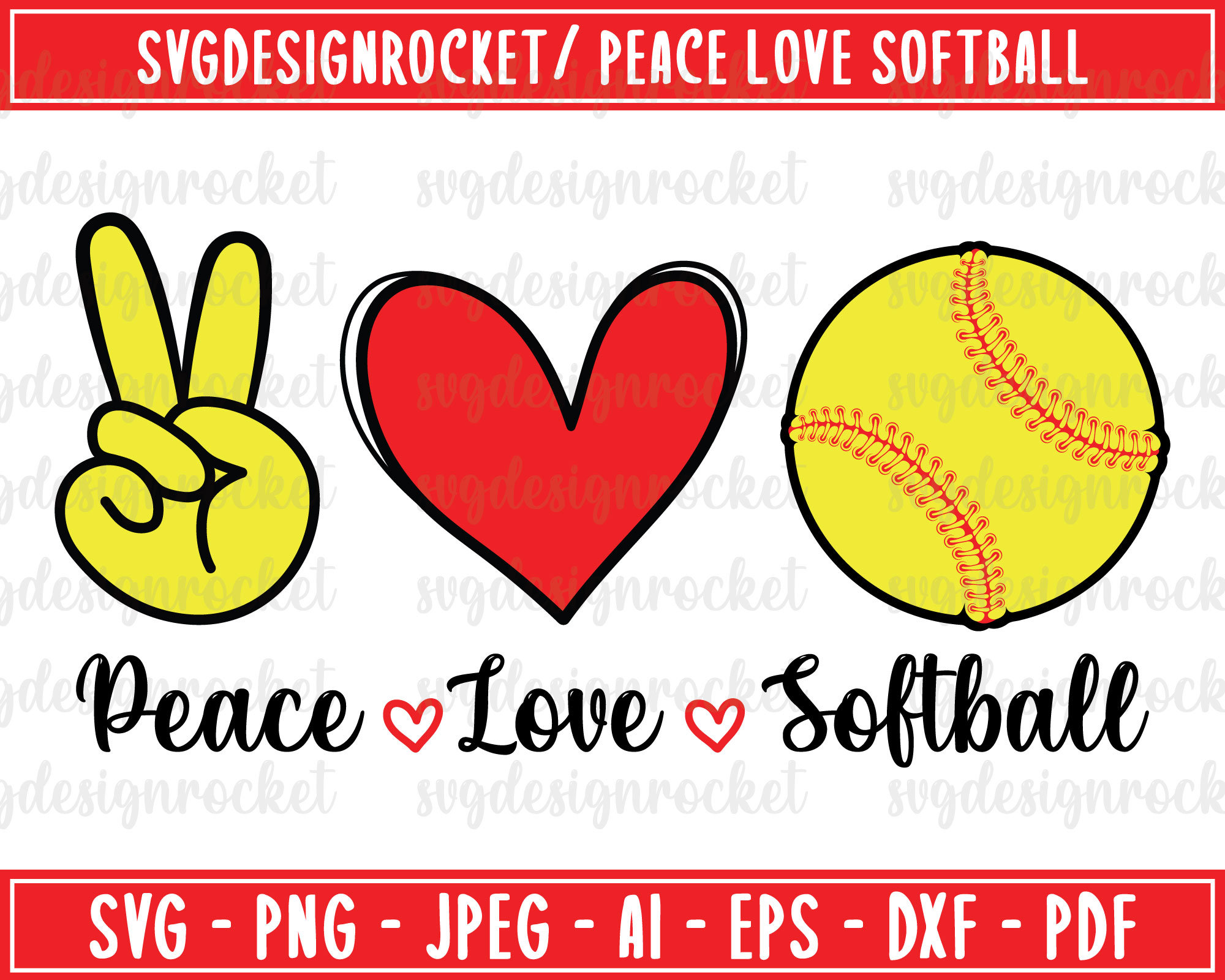 Free Free 309 Peace Love Softball Svg Free SVG PNG EPS DXF File