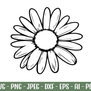 Daisy Svg, Daisy Flower Svg, Daisy SVG Spring, SVG Digital Download - Etsy