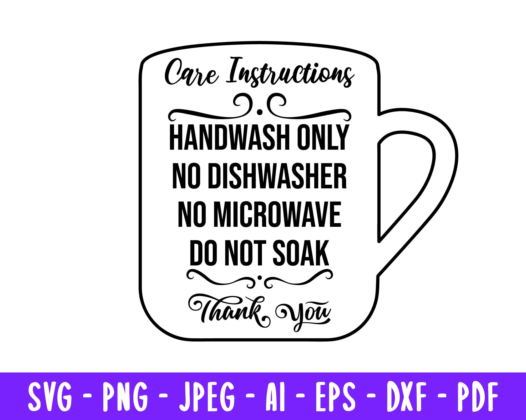 Cup Care Card Instructions DIGITAL PRINTS Cup Care Card Etsy