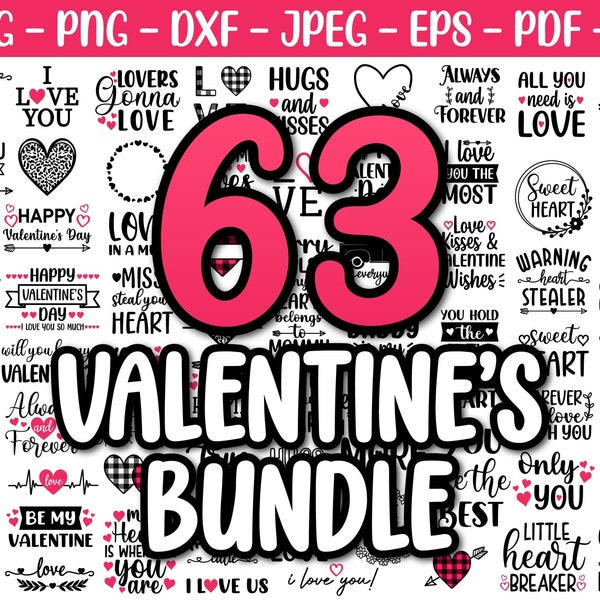 Valentine SVG Bundle, Valentines Day SVG, love svg, valentines day svg files, valentine svg, Svg Files for Cricut, heart svg, cut file