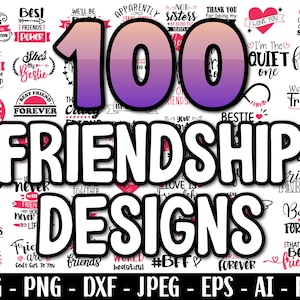 beste Freunde svg bündel, Freundschaft svg bündel, Freundschaft svg, Freundschaft Zitate svg, Freunde svg, besties svg, geschnittene Datei, Silhouette