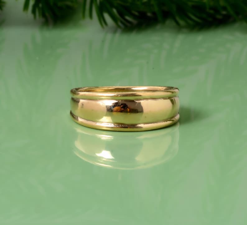 Plain Brass Ring,Brass Band Ring,Vintage Rings,Handmade Ring,Unique Rings,Signet Ring,Gift Ring,Anniversary Ring,Wedding Ring,Gift For Her