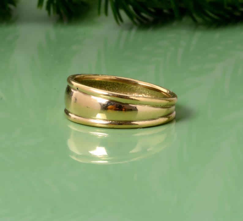 Plain Brass Ring,Brass Band Ring,Vintage Rings,Handmade Ring,Unique Rings,Signet Ring,Gift Ring,Anniversary Ring,Wedding Ring,Gift For Her