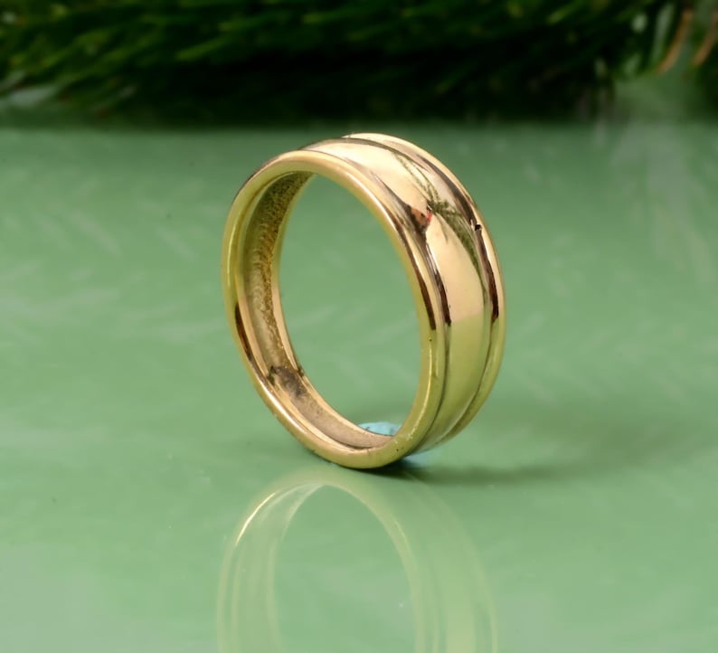 Plain Brass Ring,Brass Band Ring,Vintage Rings,Handmade Ring,Unique Rings,Signet Ring,Gift Ring,Anniversary Ring,Wedding Ring,Gift For Her